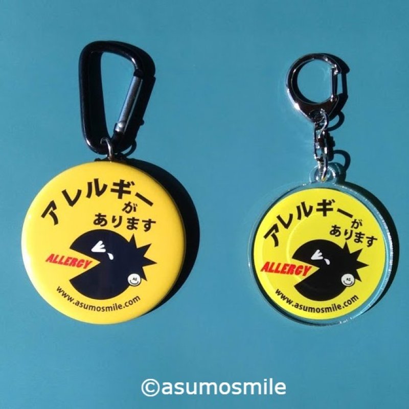 画像4: アレルギー表示キーホルダー（アクリルタイプ） (4)