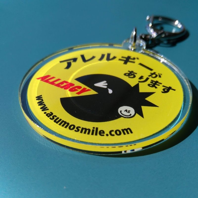 画像2: アレルギー表示キーホルダー（アクリルタイプ） (2)