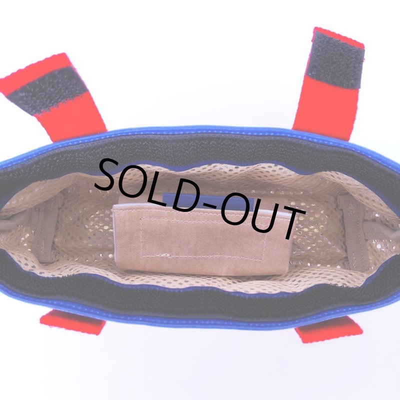 画像5: 【完売御礼】エピペンポーチ＊紺色ラミネート（トート型　内ポケット無） (5)